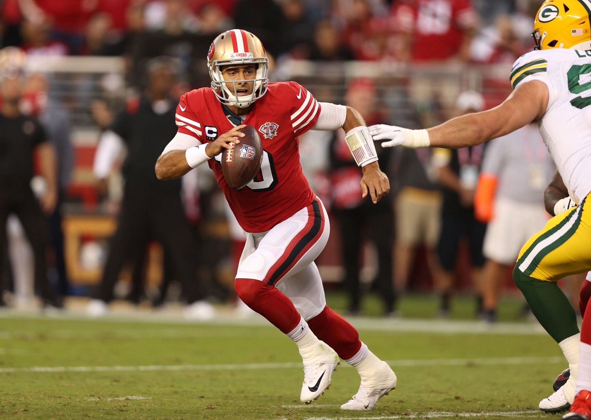 Jimmy Garoppolo in action